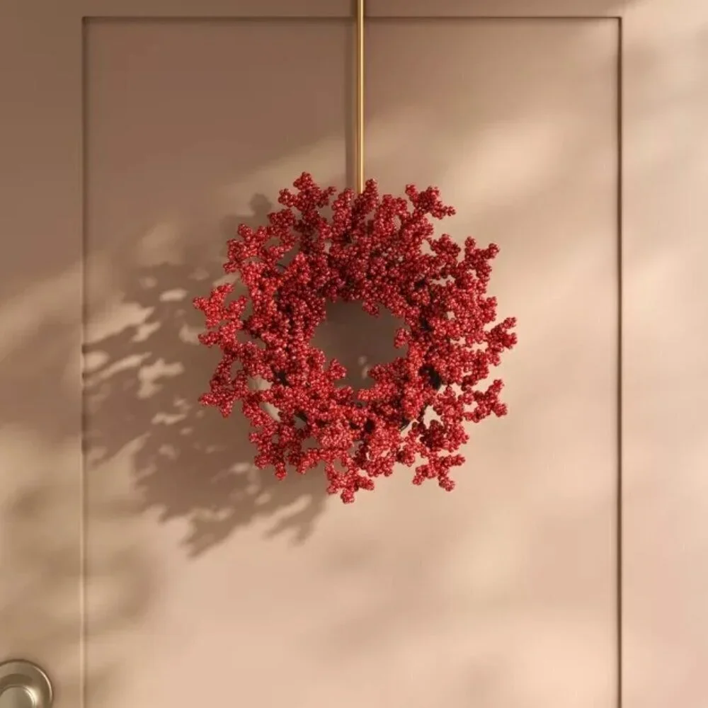 Target Room Essentials Christmas Berry Mini Artificial Wreath Red - 2024‎
